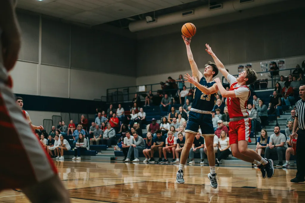 Game-day action coverage of a high school athlete.