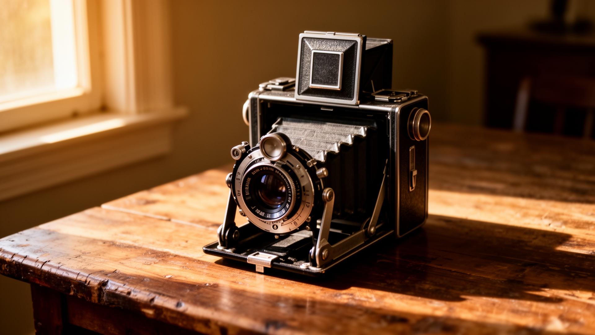 Vintage studio camera representing six decades of Continental Studios craftsmanship